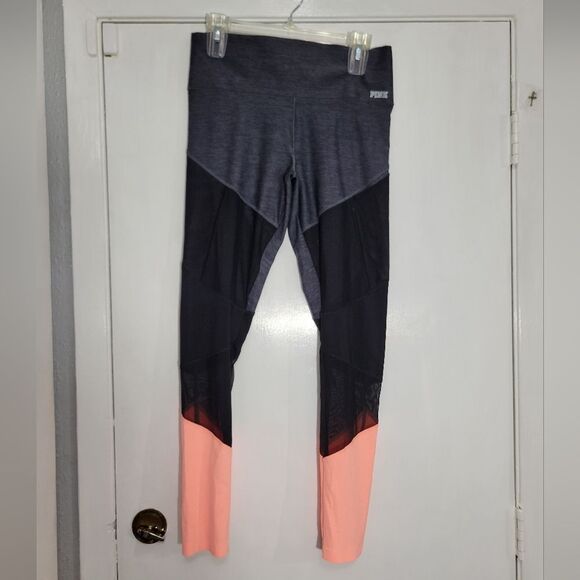 Pink Victoria secret bonded leggings - Picture 3 of 14